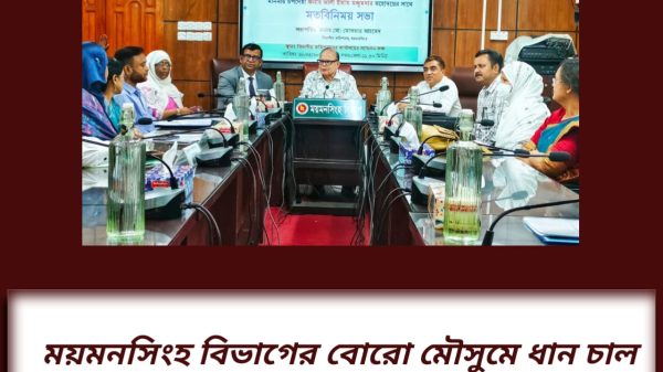 ময়মনসিংহ বিভাগের বোরো মৌসুমে ধান চাল সংগ্রহ সন্তোষজনক - খাদ্য উপদেষ্টা