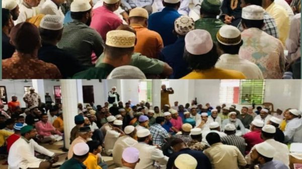 শহীদ রাষ্ট্রপতি জিয়াউর রহমানের ৪৪ তম শাহাদাৎ বার্ষিকীতে সুনামগঞ্জ জেলা বিএনপি'র দোয়া মাহফিল