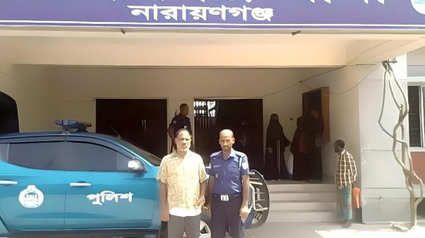 জামিনে মুক্ত পাওয়ার পর পুনরায় গ্রেফতার নিষিদ্ধ যুবলীগ নেতা নুর ইসলাম