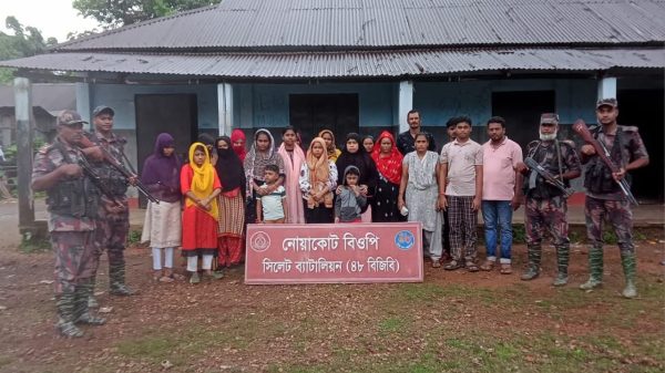 ছাতক সীমান্ত দিয়ে ২১ জনকে পুশইন করেছে ভারতীয় বিএসএফ